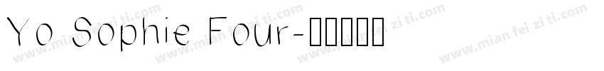 Yo Sophie Four字体转换